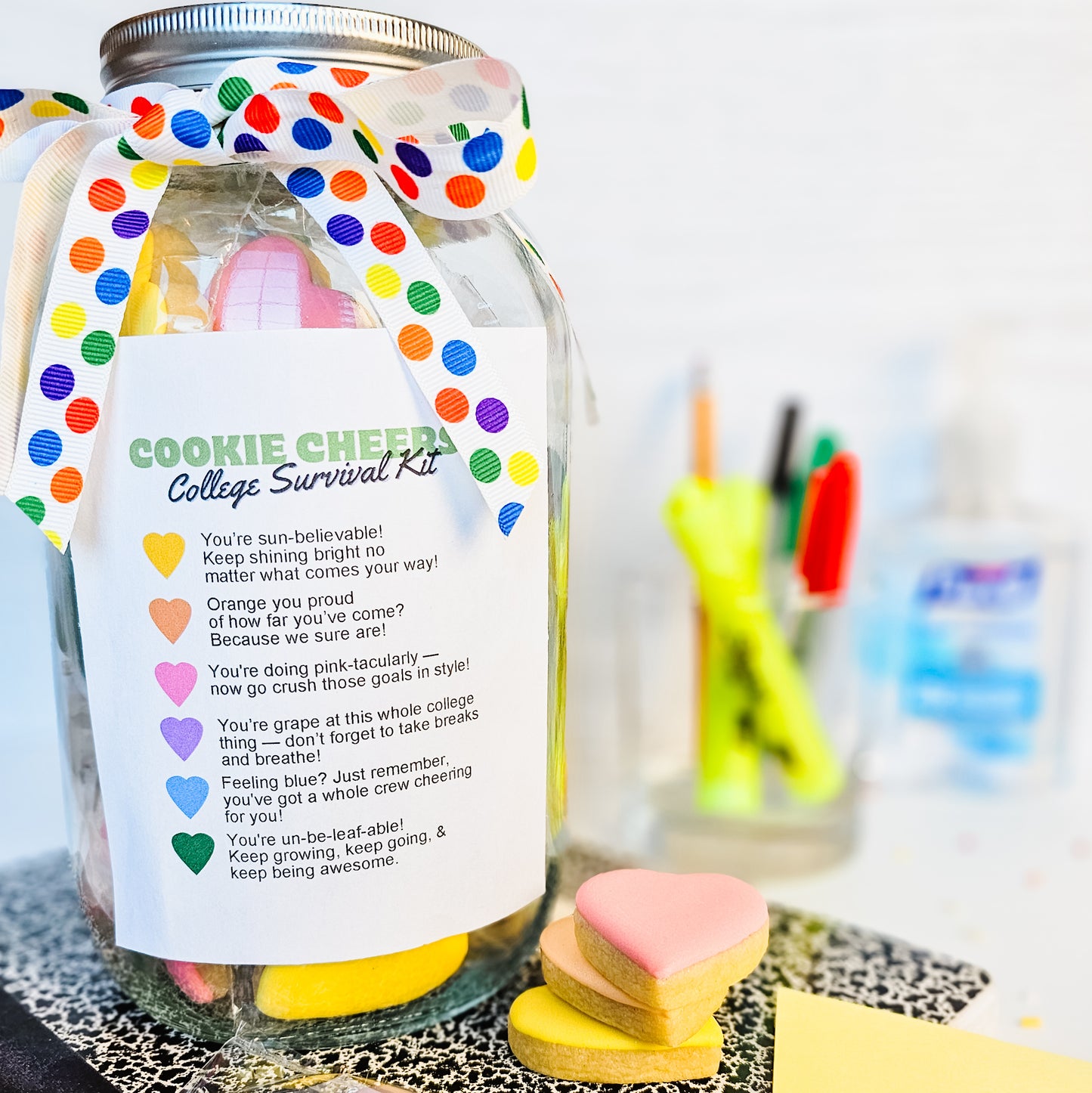 Sugar Cookie college Survival Kit