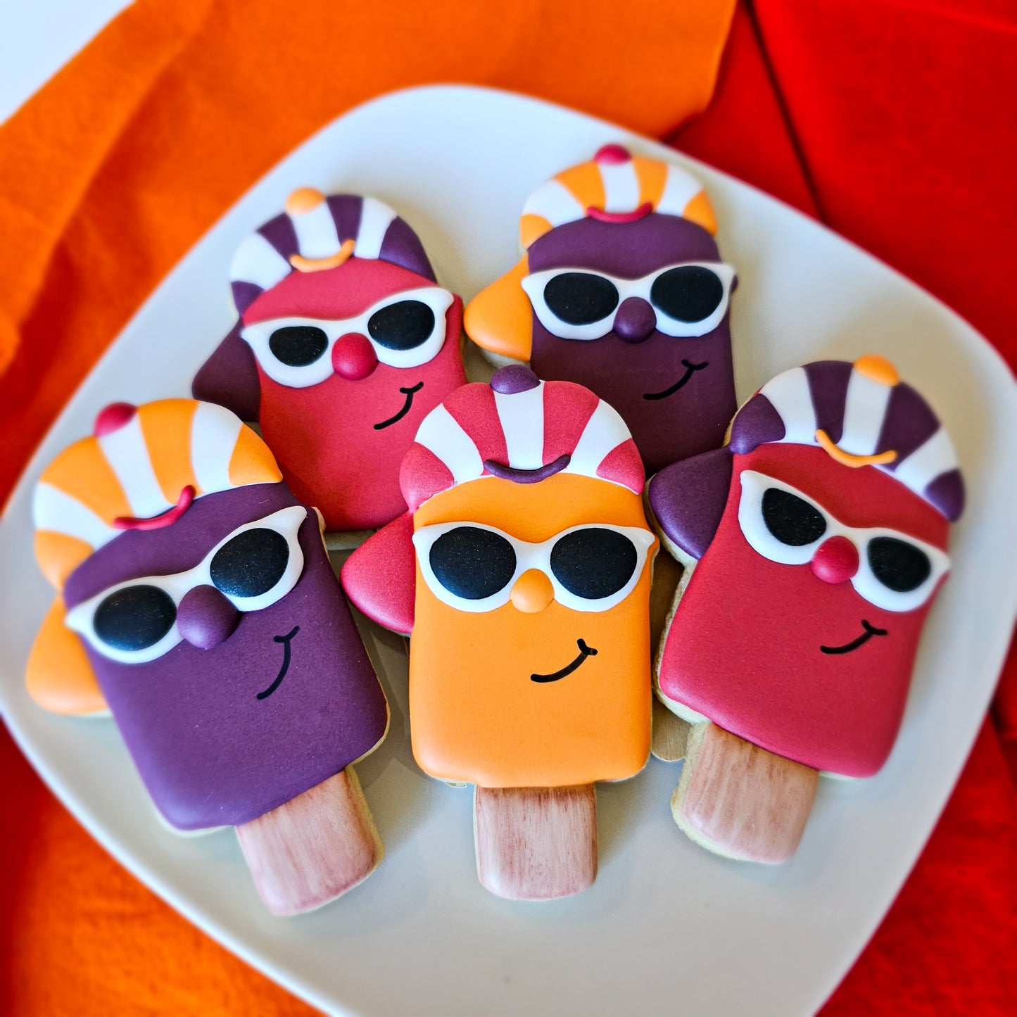 Cool popsicle sugar cookies