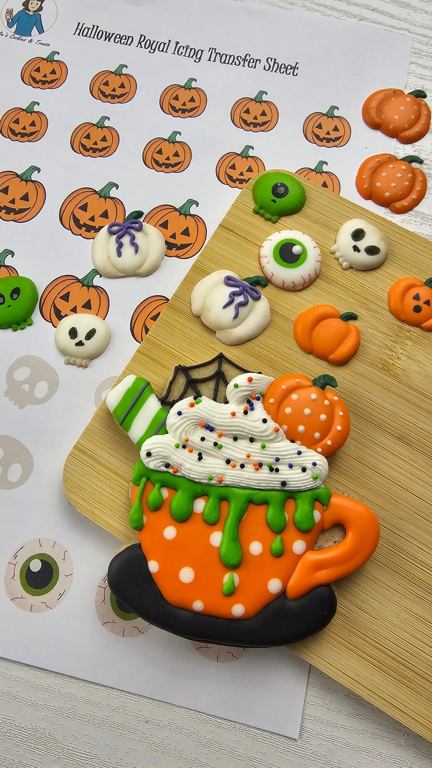Royal Icing Transfer Sheet - Halloween - Royal Icing Transfer Sheet