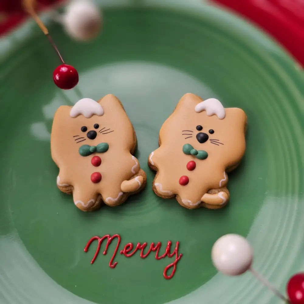 Cookie Cutter (Mini) STL - Gingerbread Cat 2’’ - Cookie Cutter STL Files