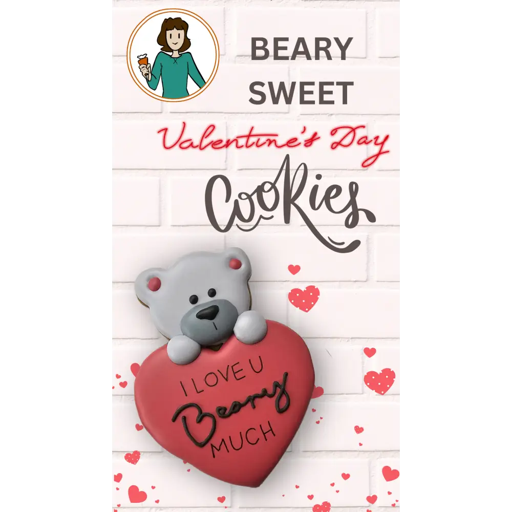 Cookie Cutter STL - Valentine’s Bear - Cookie Cutter STL Files