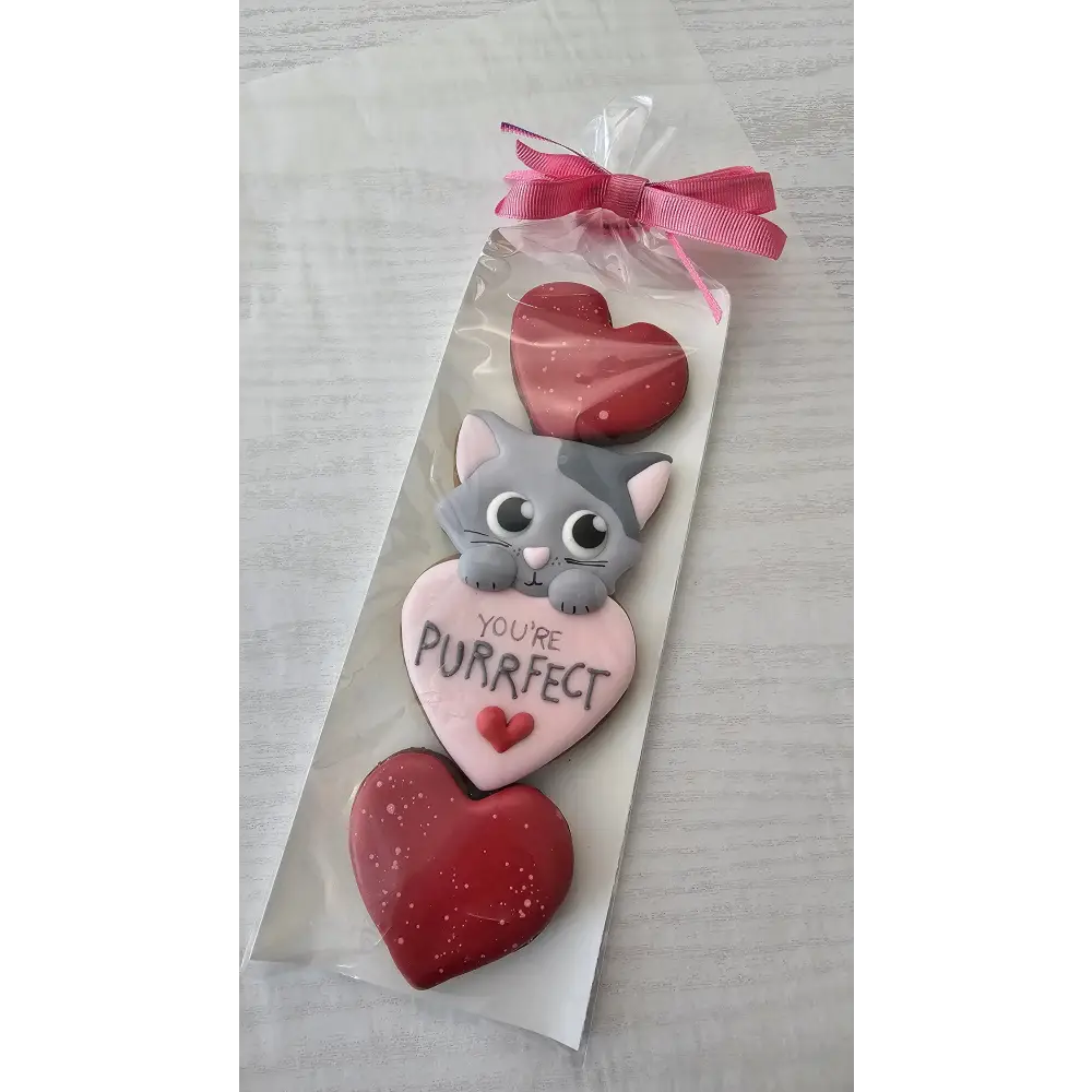 Cookie Cutter STL - Valentine’s Cat - Cookie Cutter STL Files
