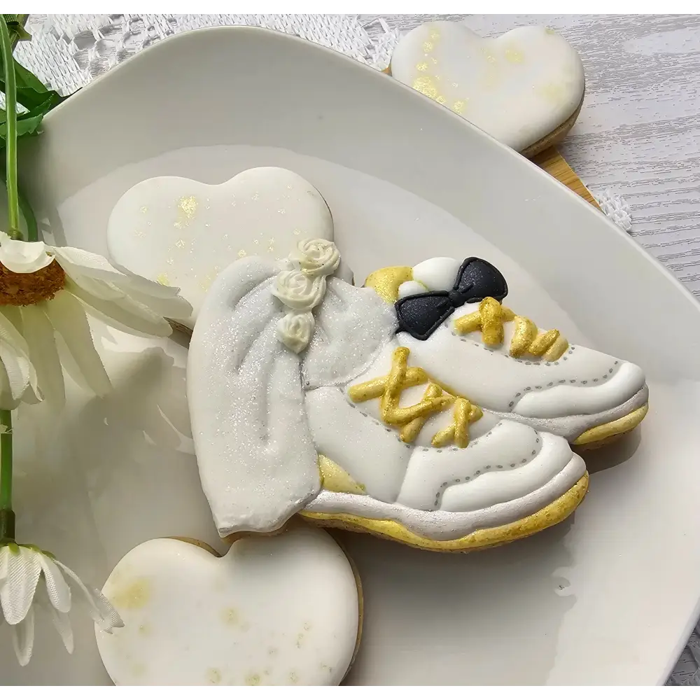 Cookie Cutter STL - Wedding Sneakers - Cookie Cutter STL Files