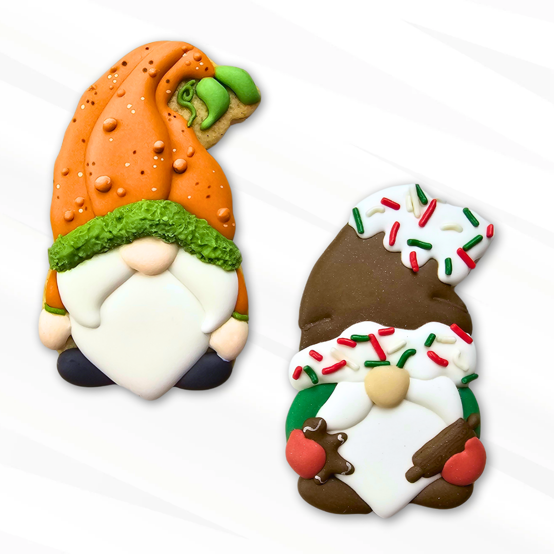Cookie Decorating Class - Halloween Gnomies & Christmas Gnomies! (2 Classes in 1) - cookie decorating class