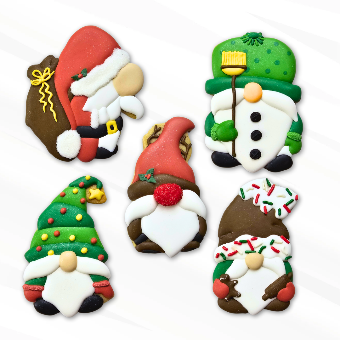 Cookie Decorating Class - Halloween Gnomies & Christmas Gnomies! (2 Classes in 1) - cookie decorating class