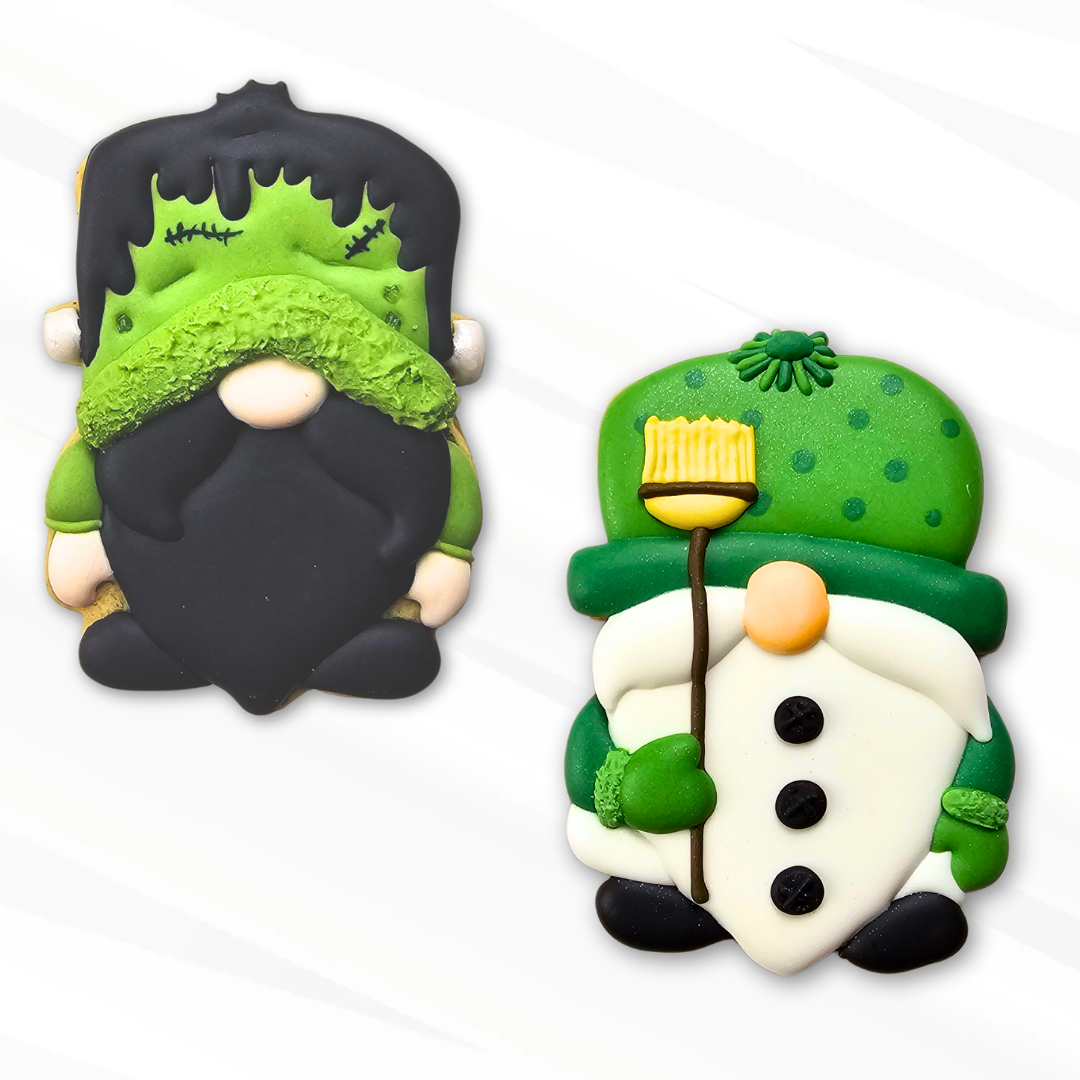Cookie Decorating Class - Halloween Gnomies & Christmas Gnomies! (2 Classes in 1) - cookie decorating class