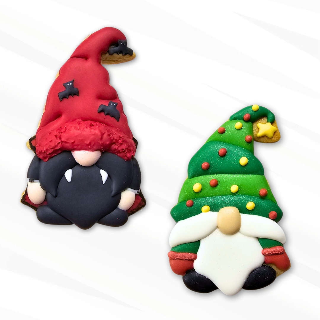 Cookie Decorating Class - Halloween Gnomies & Christmas Gnomies! (2 Classes in 1) - cookie decorating class