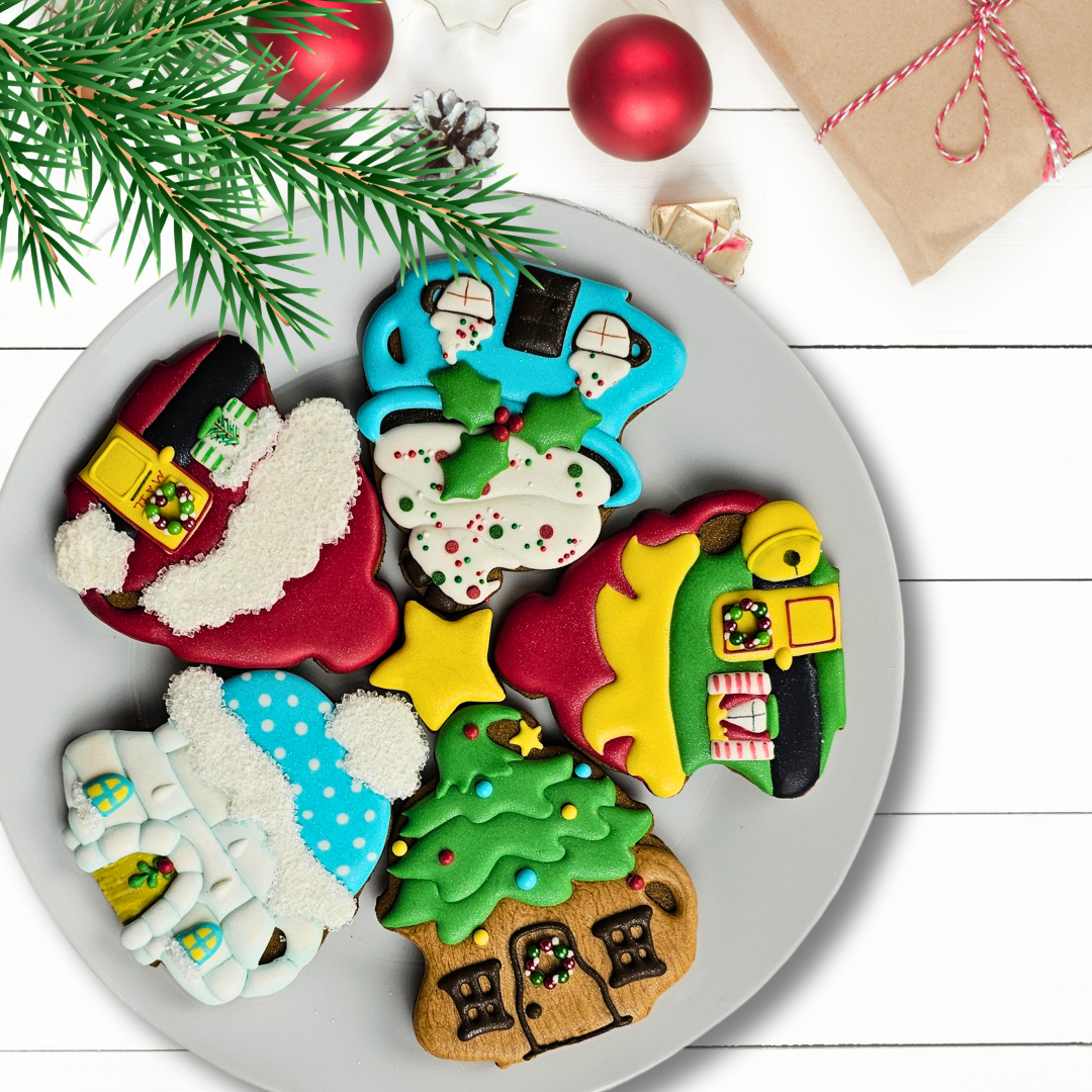 Home for the Holidays Cookie Decorating Class Platter