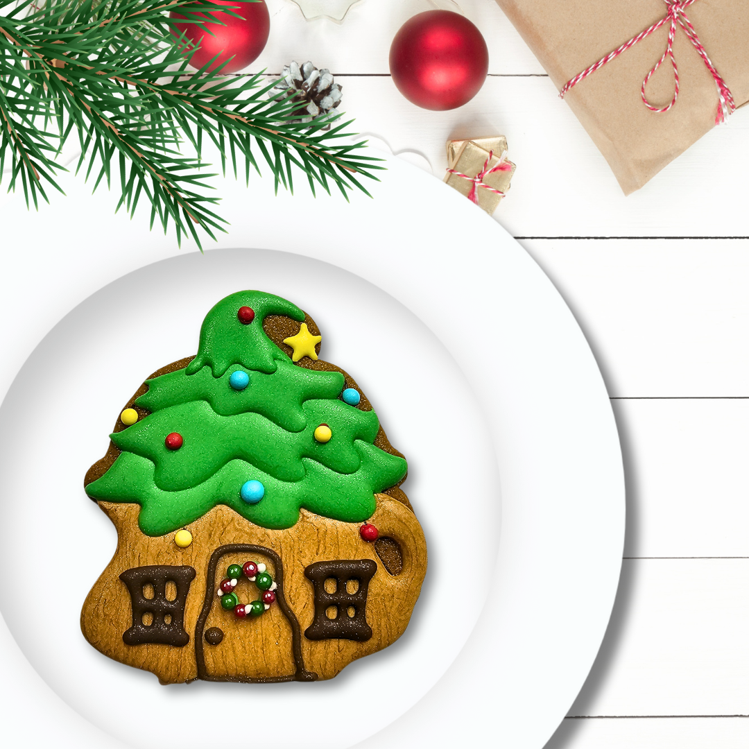 Christmas Tree Home for the Holidays cookie decorating class