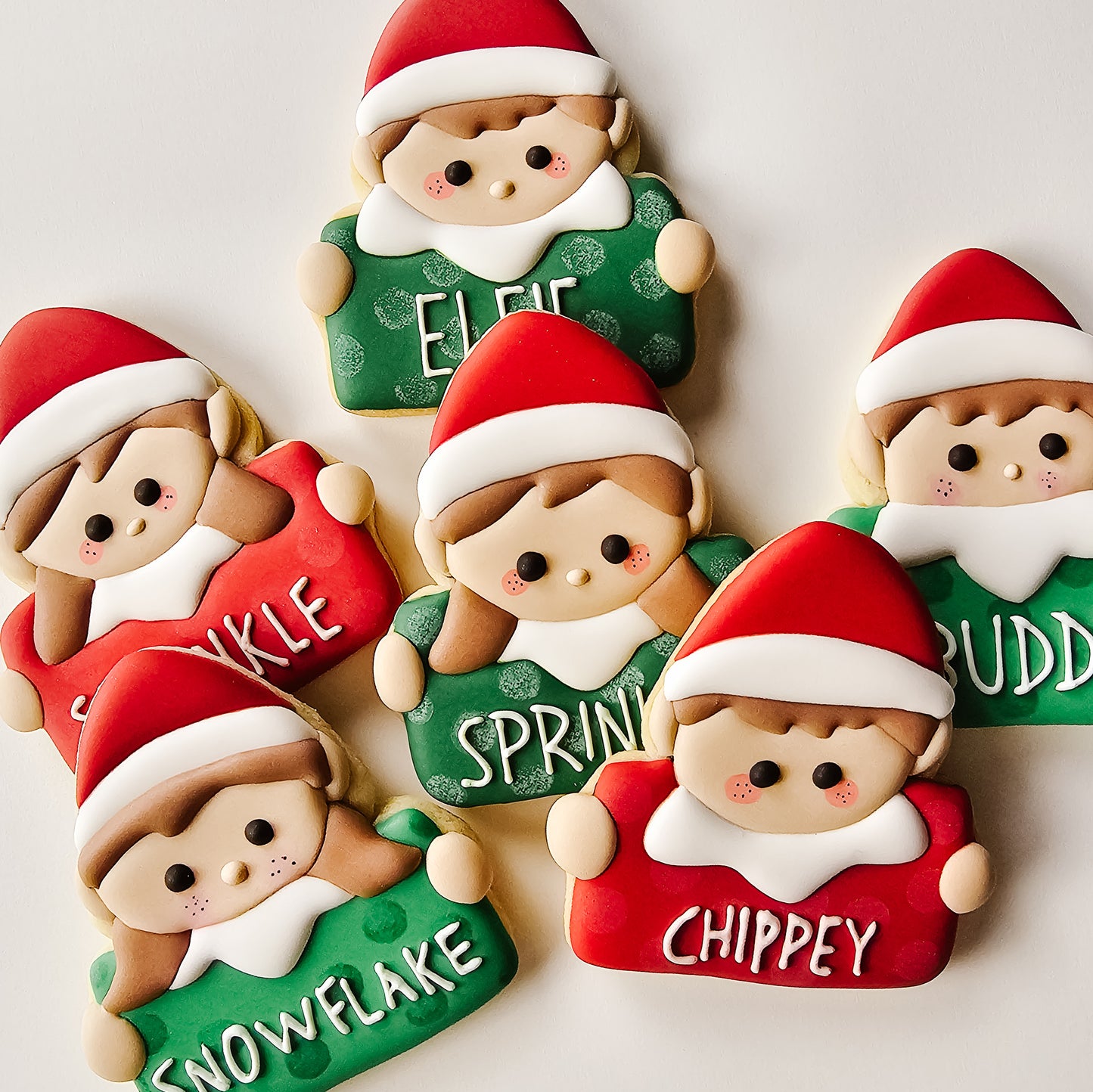 Elf on the Shelf Decorated Sugar Cookies