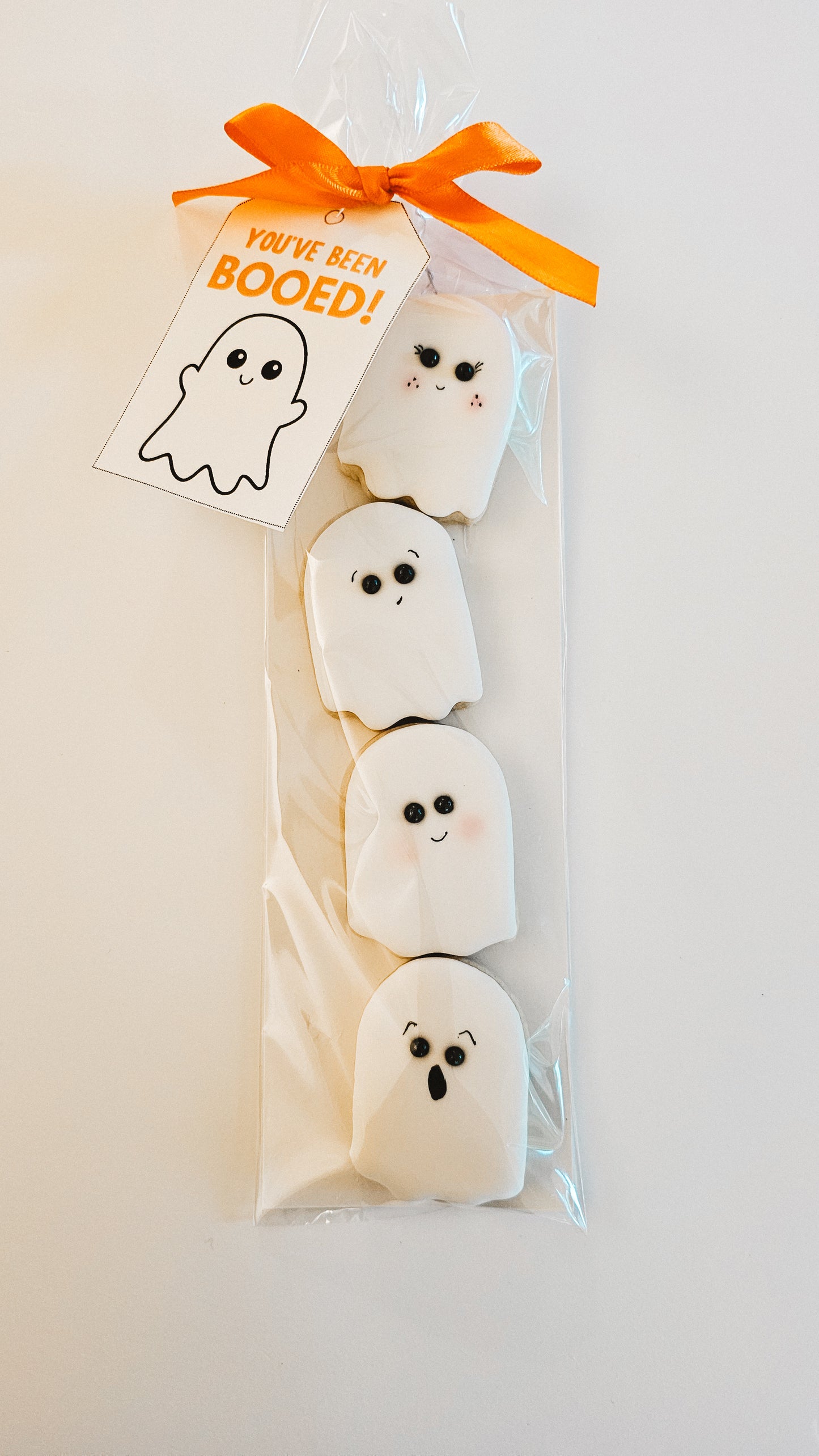 You've been boo-ed ghost sugar cookies