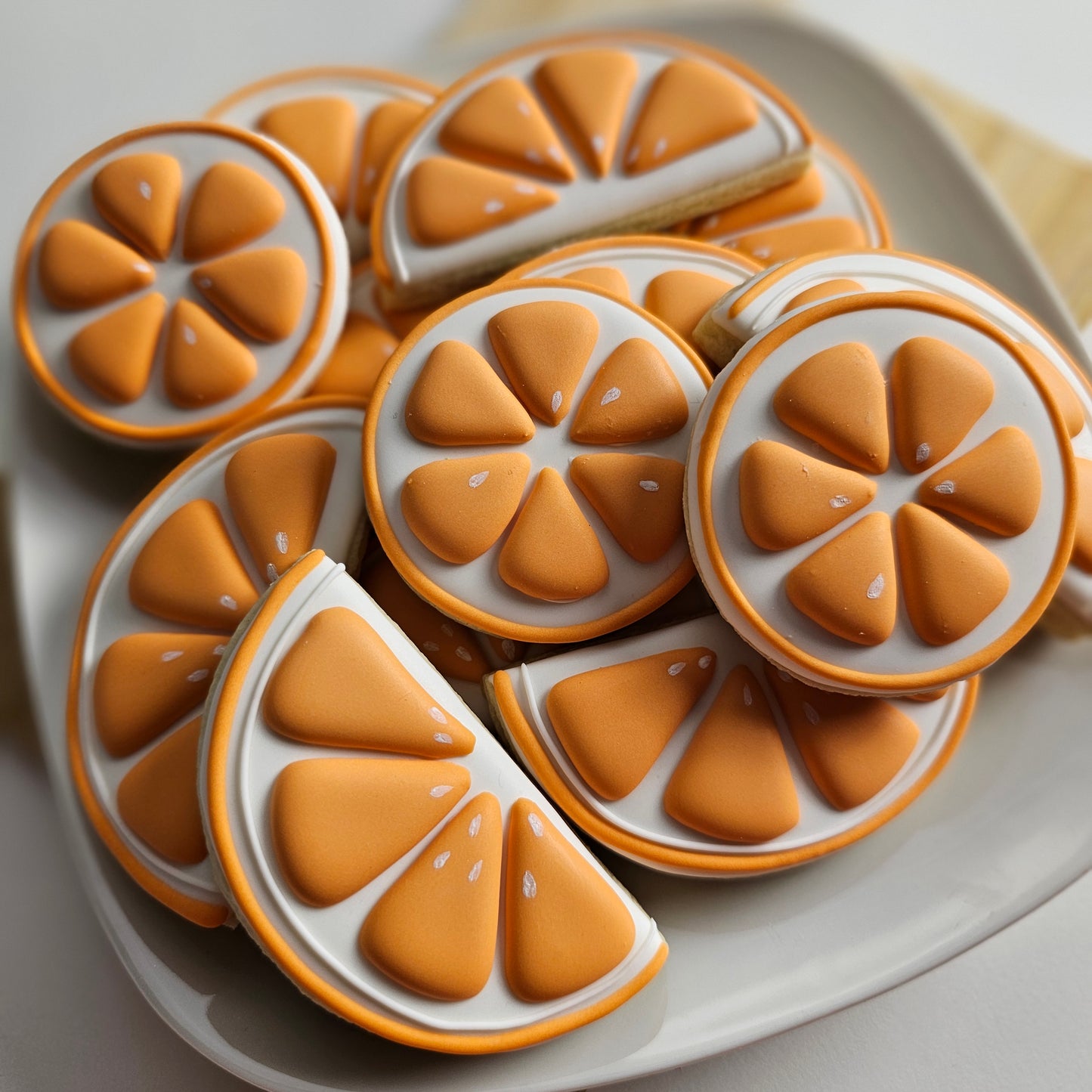 Orange slices sugar cookies