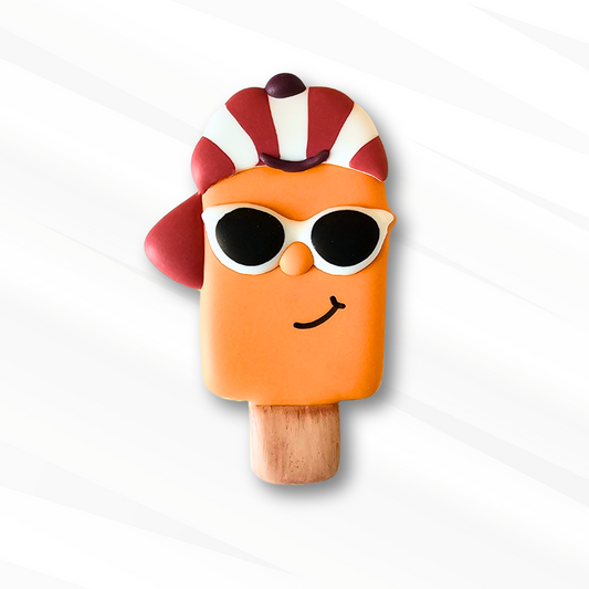 Orange cool popsicle sugar cookie 