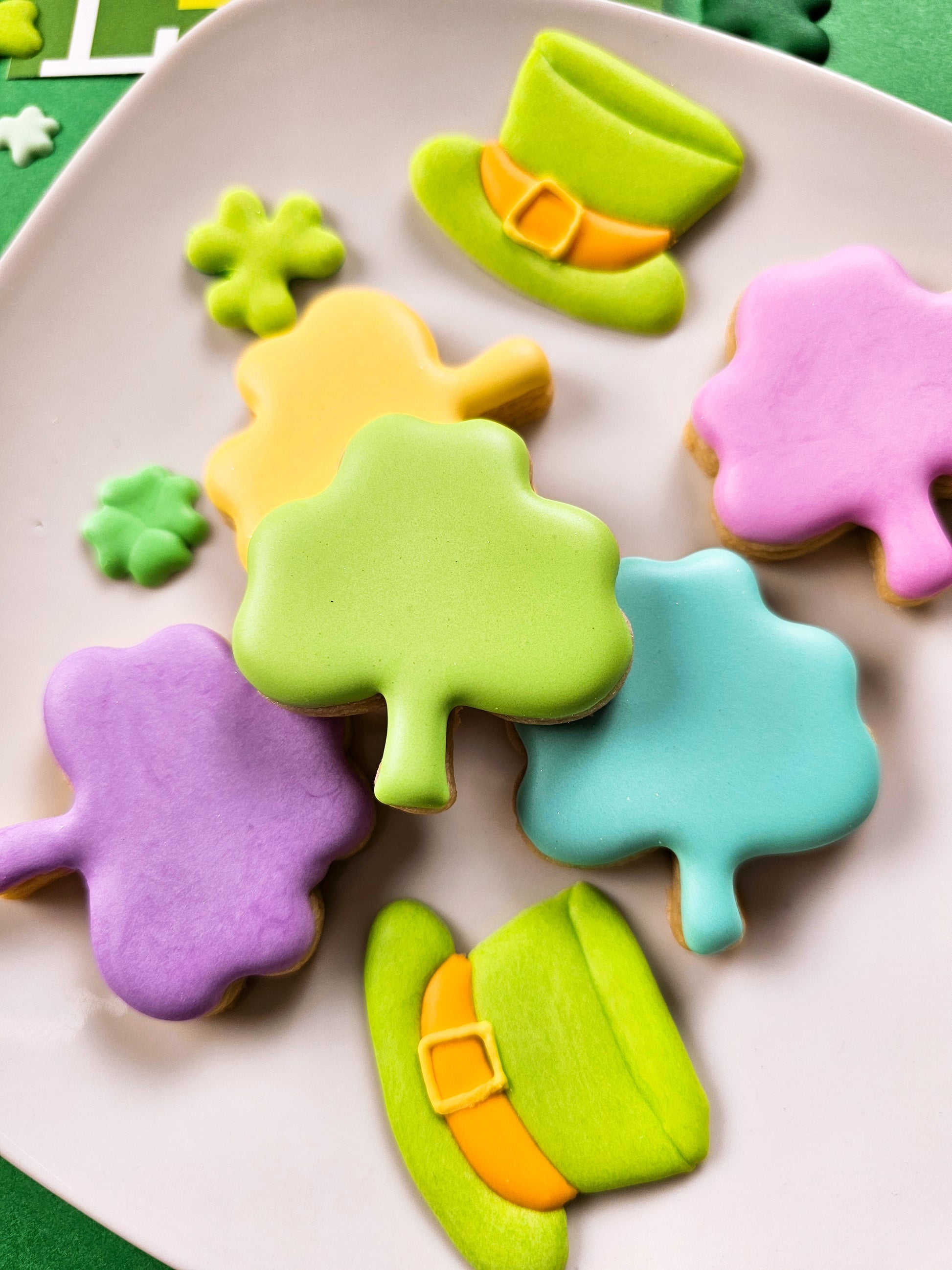 St. Patrick's Day sugar cookies