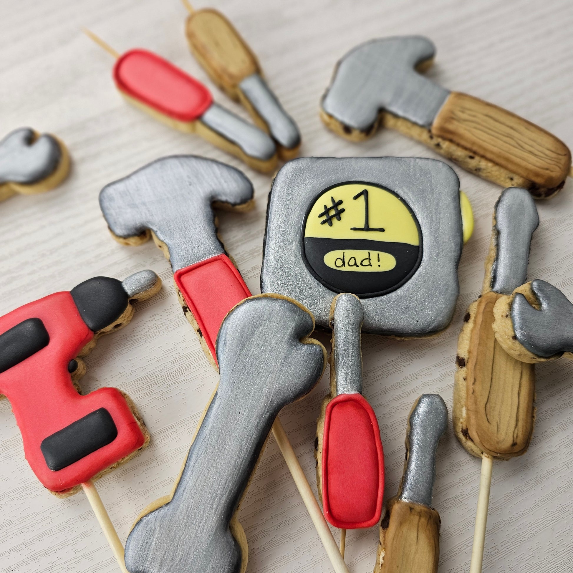 Workbook - Father’s Day 3D Cookie Toolbox - cookie decorating class