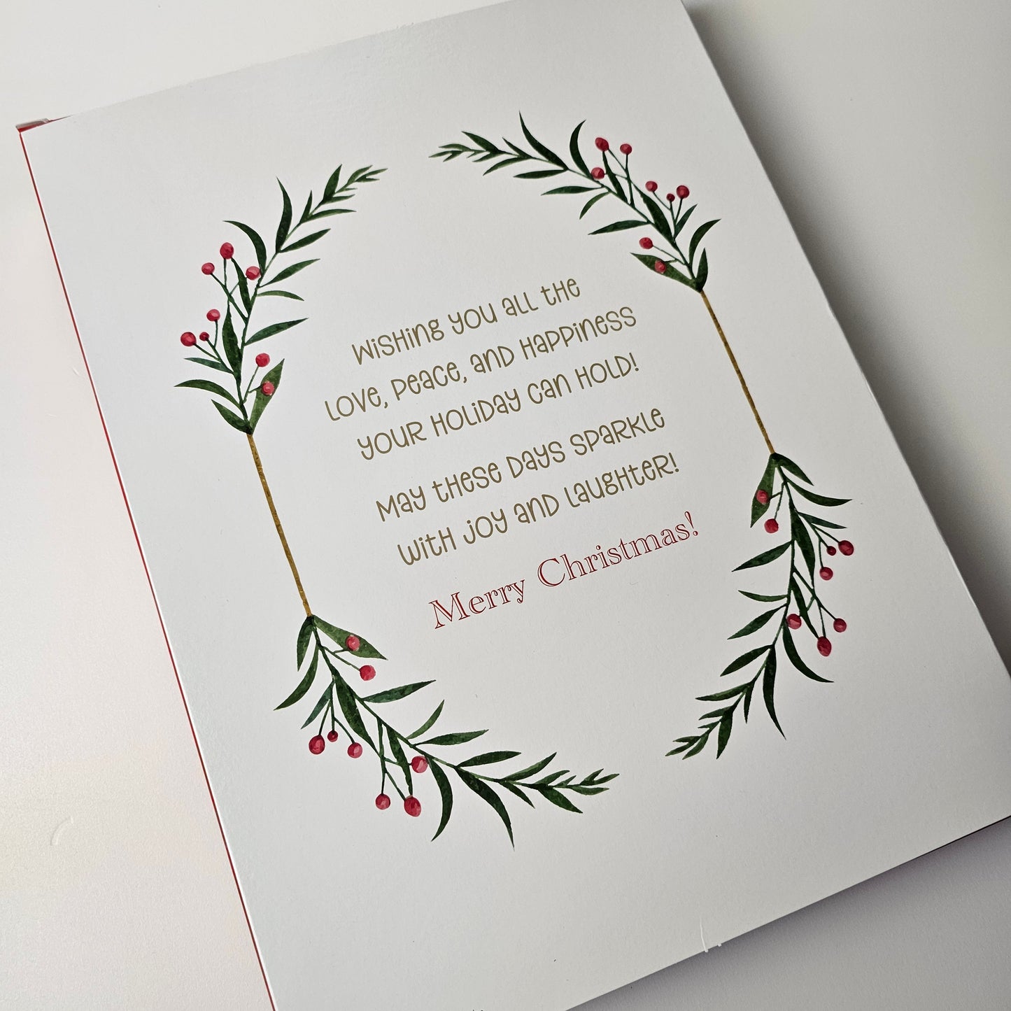 Back side of sugar cookie advent calendar box