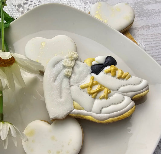 Cookie Cutter STL - Wedding Sneakers