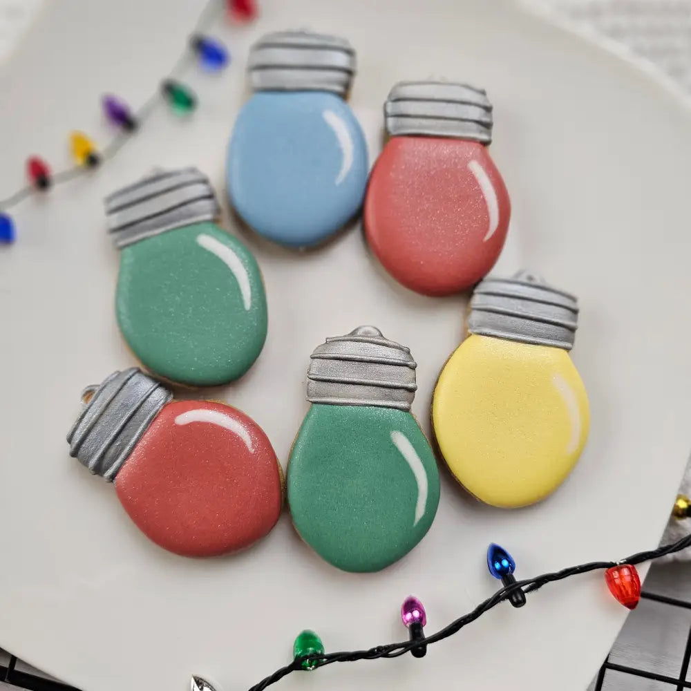 Cookie Cutter (Mini) STL - Christmas Light 2’’ - Cookie Cutter STL Files