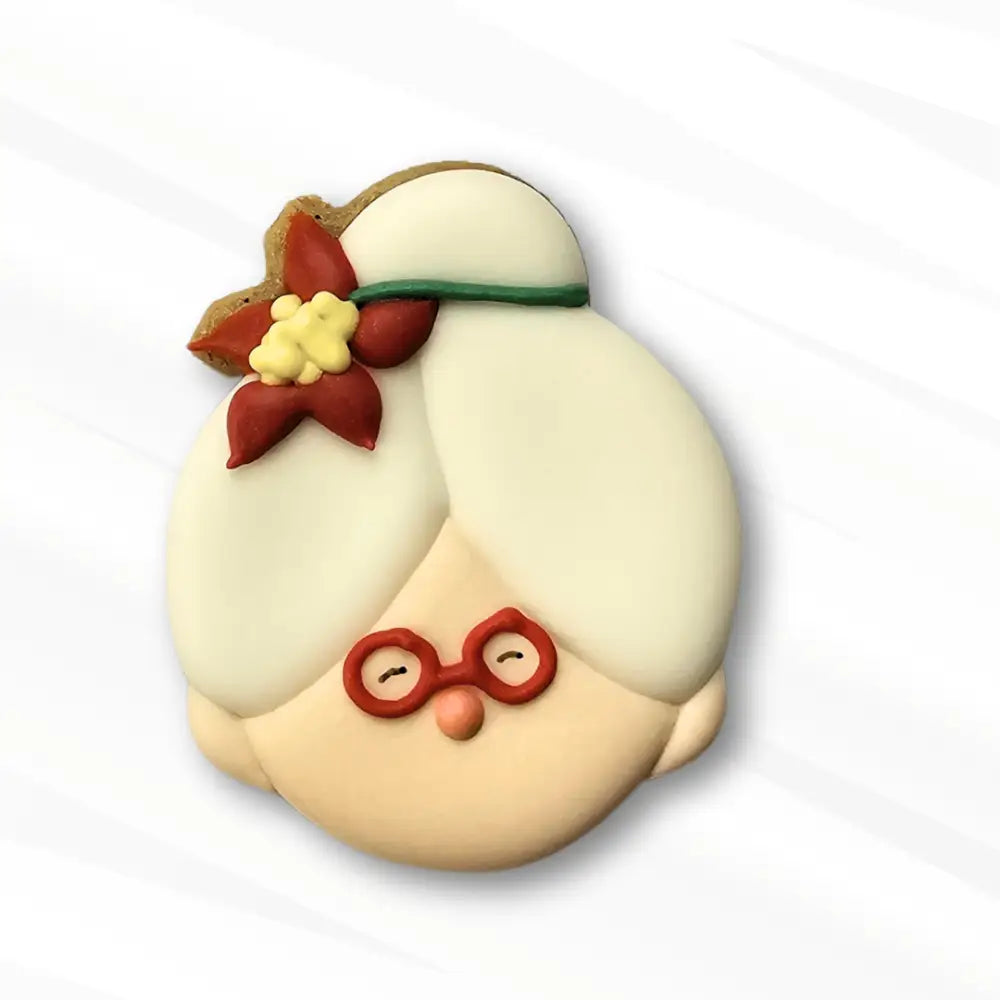 Cookie Cutter (Mini) STL - Mrs. Claus 2’’ - Cookie Cutter STL Files
