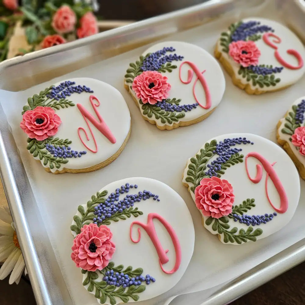 Cookie Cutter STL - Floral Plaque - Cookie Cutter STL Files