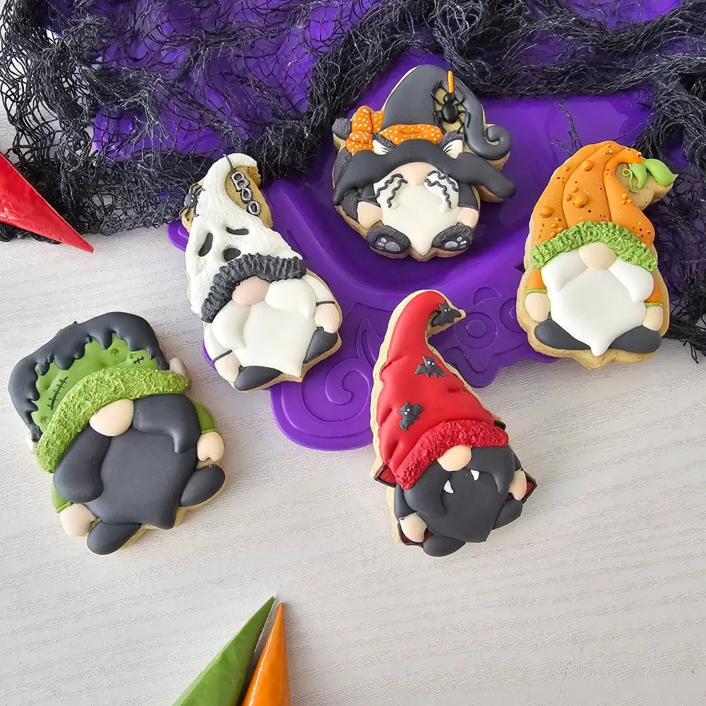Cookie Cutter STLs - Christmas Gnomies 5 Cutter Set - Cookie Cutter STL Files