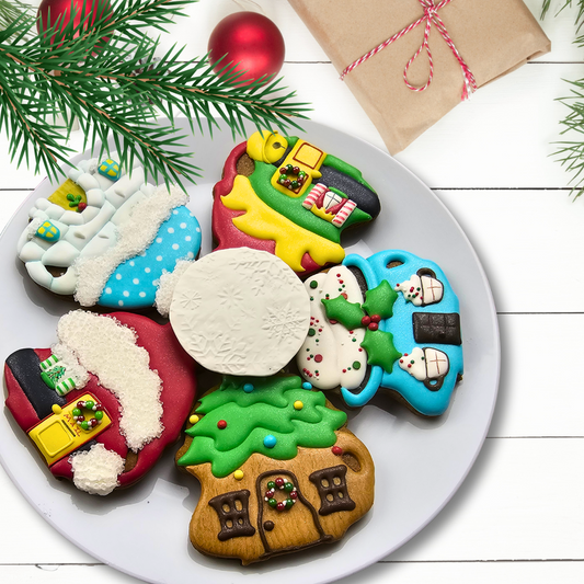 Home for the Holidays Cookie Decorating Class platter