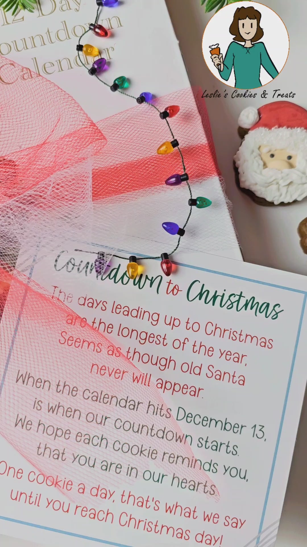 Christmas Cookie Countdown Calendar Sneak Peak Video