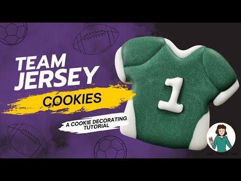 T-shirt sugar cookie decorating tutorial 