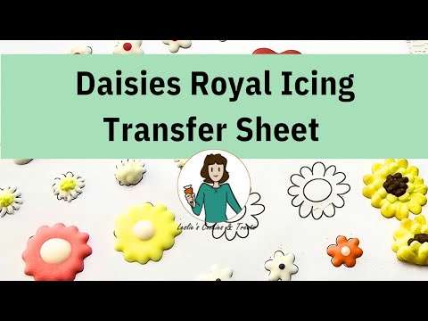 How to make royal icing transfer flowers