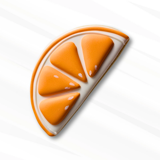 Orange wedge sugar cookie 